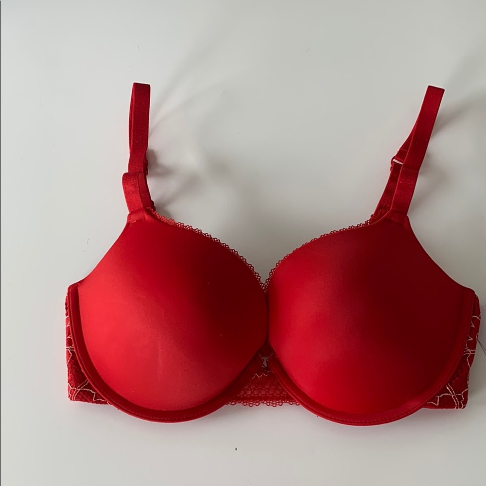 Red Women's Bra